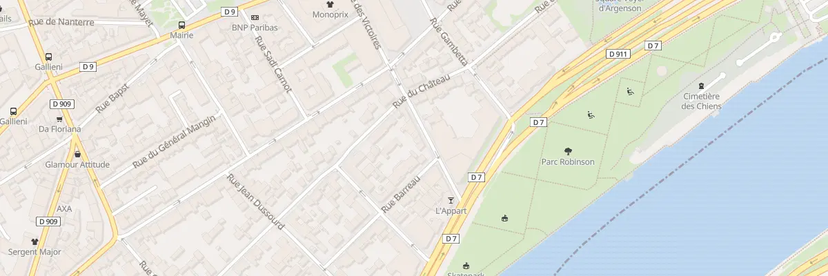 Plan du 11B Rue Duchesnay à Asnières-sur-Seine