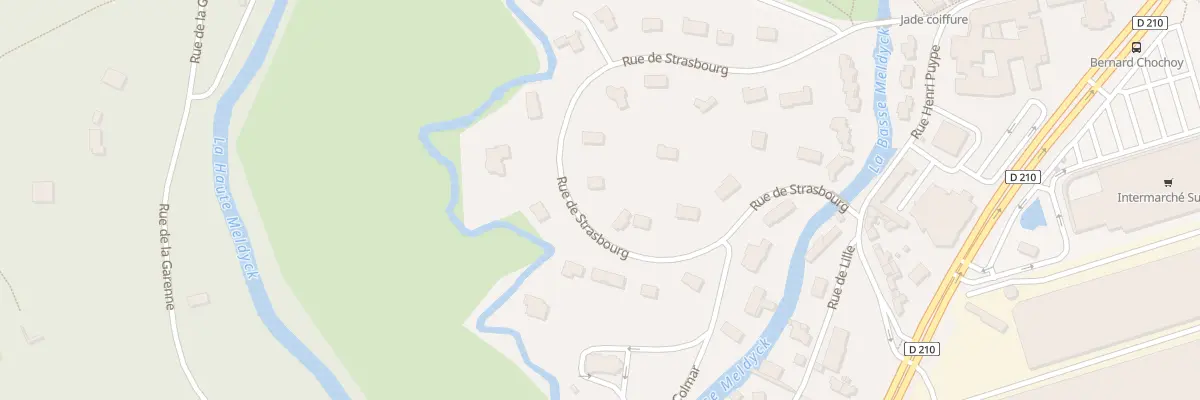 Plan du 14 Rue de Strasbourg à Arques