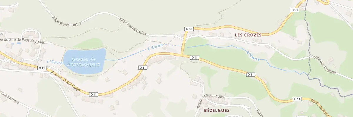 Plan du 432 Av Victor Hugo à Cransac-les-Thermes