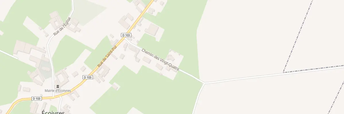 Plan du 5 Che des Vingt Quatre à Écoivres