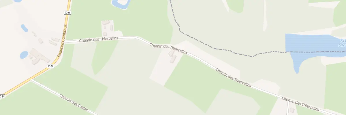 Plan du 34 Che des Thiercelins à Vitry-aux-Loges