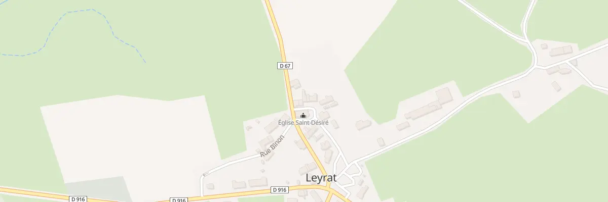 Plan du 12 Rue de l’Eglise à Leyrat