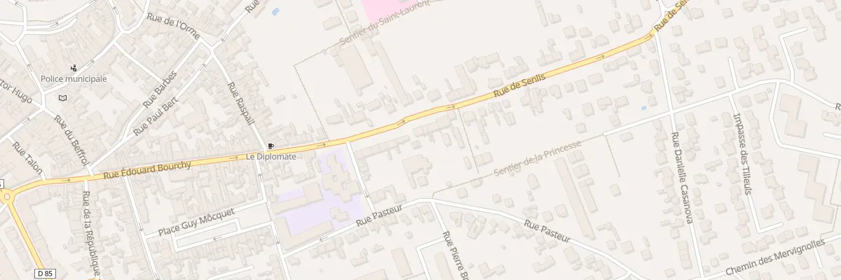 Plan du 66 Rue de Senlis à Beaumont-sur-Oise