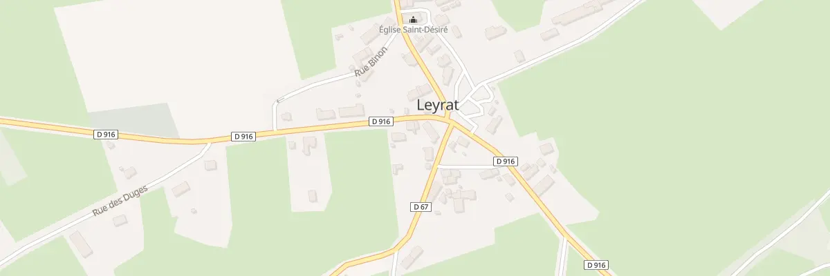 Plan du 1 Rue du Limousin à Leyrat