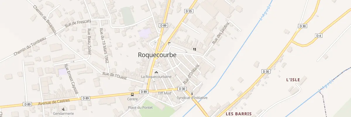 Plan du 20 Rue d’Empaillas à Roquecourbe