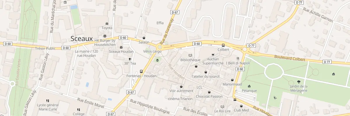 Plan du 106 Rue Houdan à Sceaux