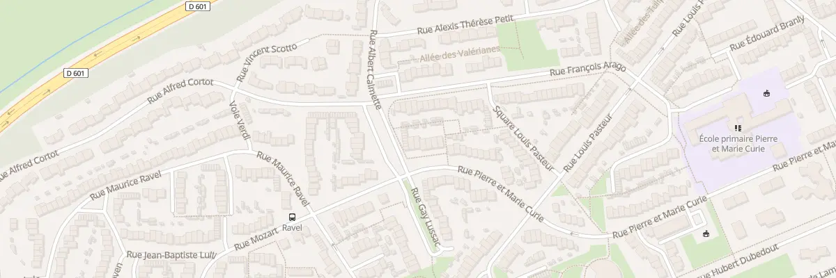 Plan du 3 Rue Pierre et Marie Curie à Grande-Synthe