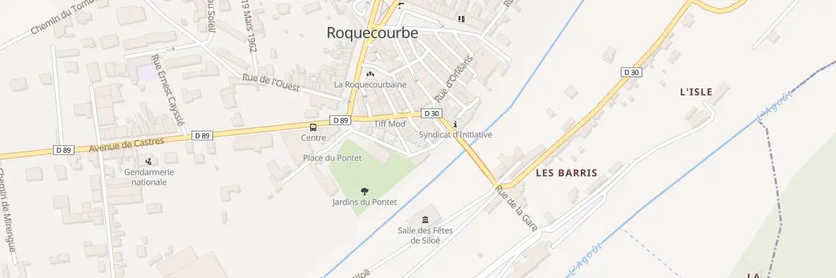 Plan du 6 Rue de l’Agoût à Roquecourbe