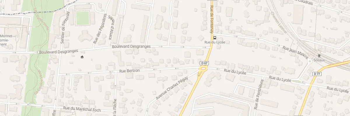 Plan du 8 Rue Bertron à Sceaux