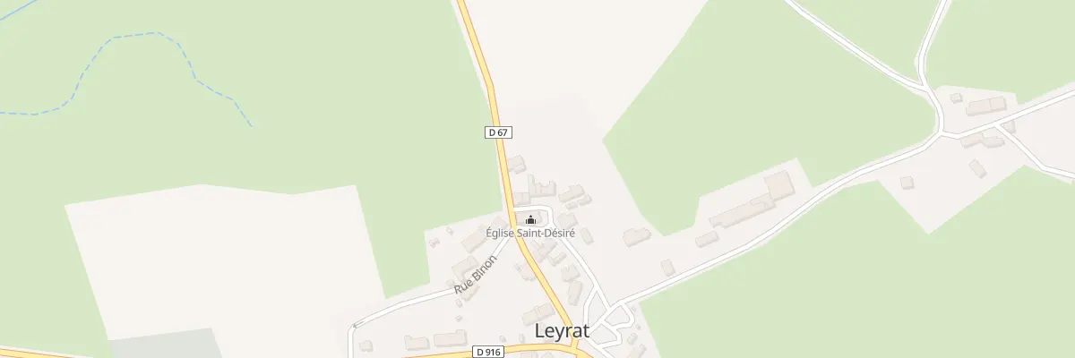 Plan du 5007 Le Bourg à Leyrat