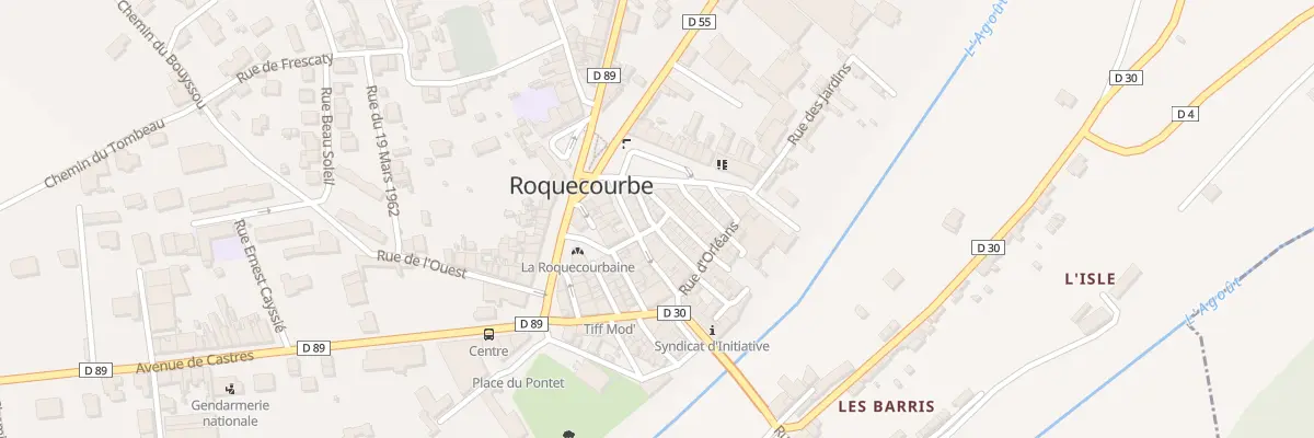 Plan du 10 Rue Gallieni à Roquecourbe
