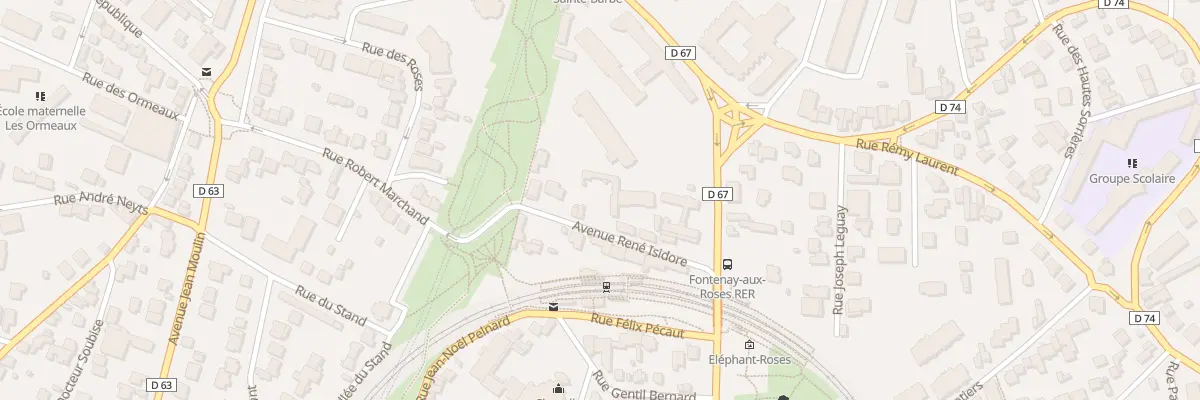 Plan du 6 Av Rene Isidore à Fontenay-aux-Roses