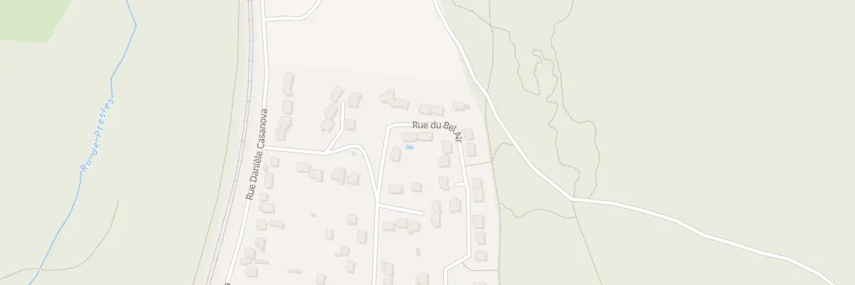 Plan du 65 Rue du Bel Air à Presles
