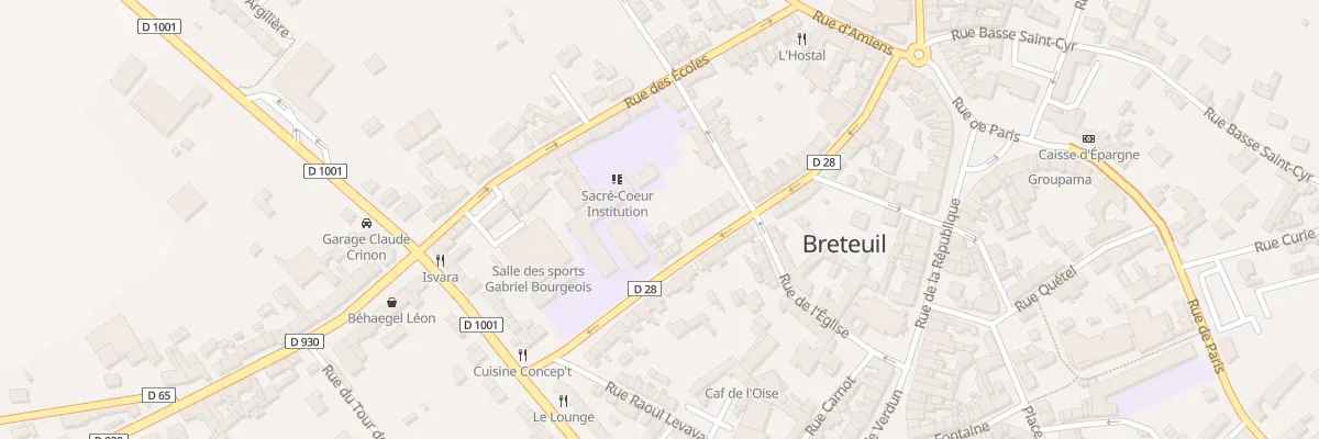 Plan du 38 Rue Adrien Maitre à Breteuil