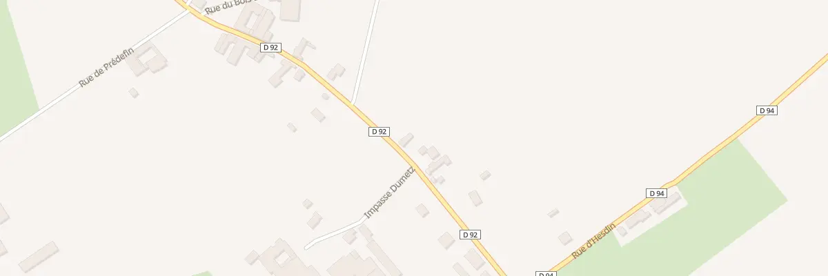 Plan du 8 Rue de Fauquembergues à Febvin-Palfart