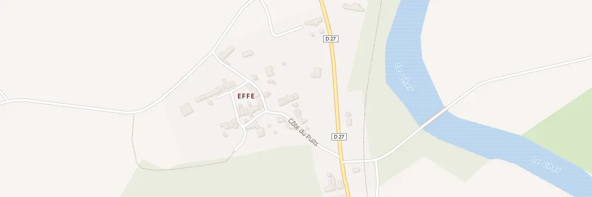 Plan du 6 Rte de Lunery à Corquoy