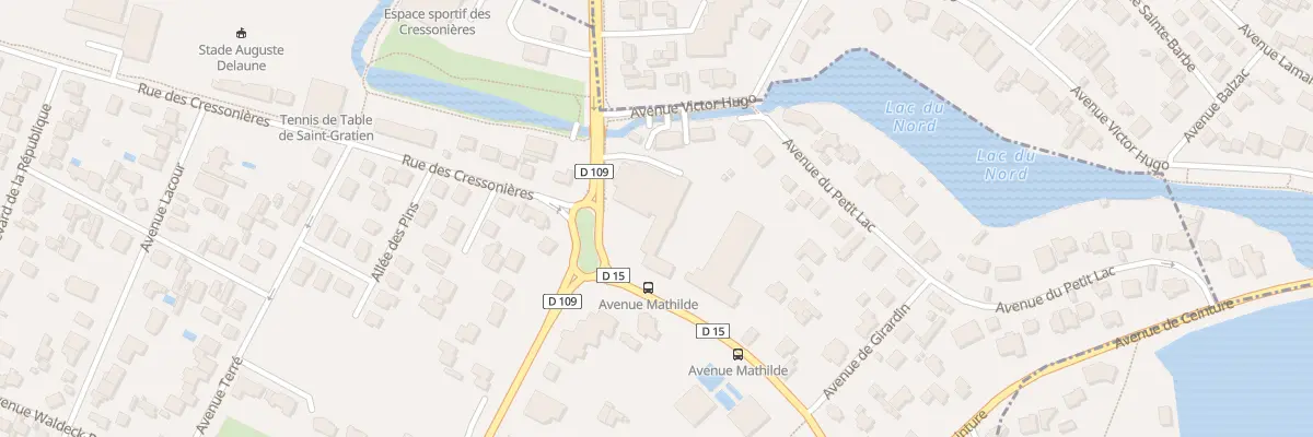 Plan du 1 Av Mathilde à Saint-Gratien