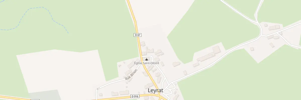 Plan du 10 Rue de l’Eglise à Leyrat