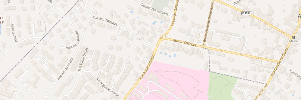 Plan du 1 Rue des Piquettes à Margency