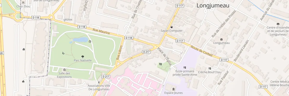 Plan du 142 Rue Pdt Francois Mitterrand à Longjumeau