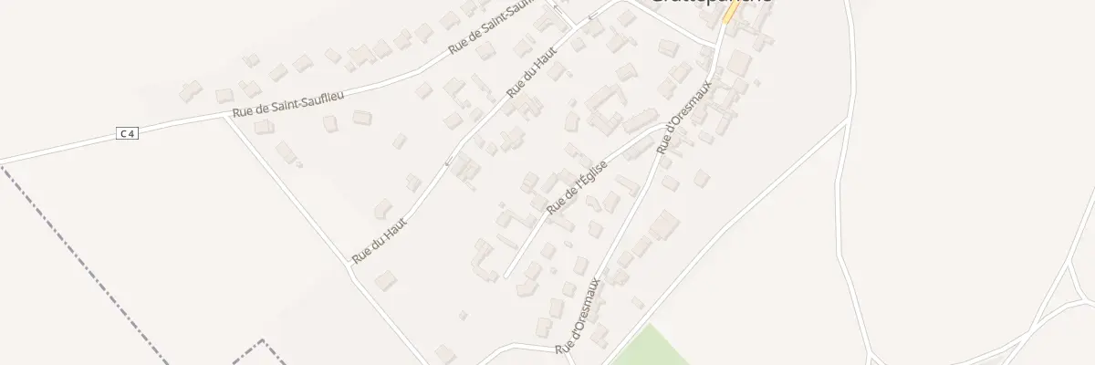 Plan du 110 Rue de l’Eglise à Grattepanche