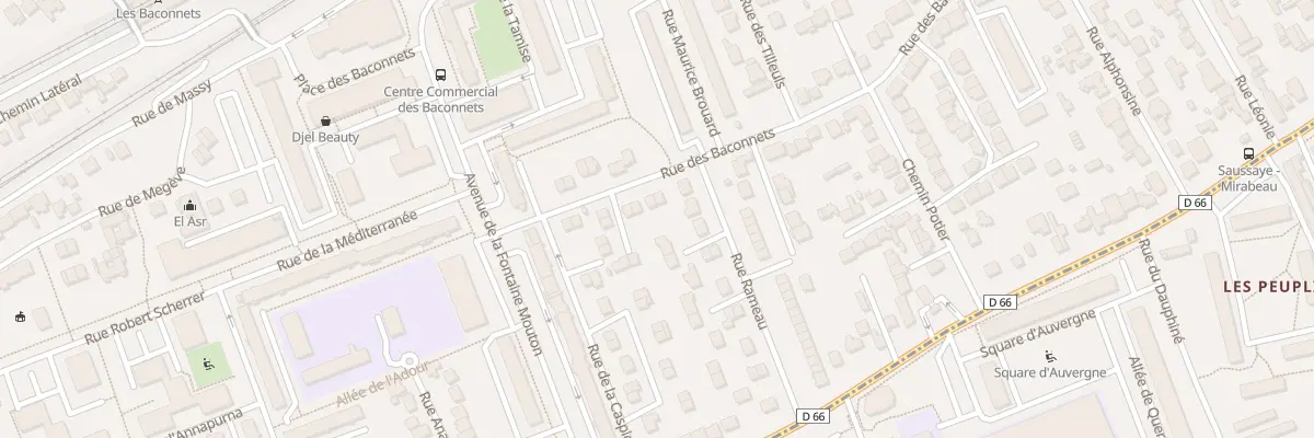 Plan du 71 Rue des Baconnets à Antony