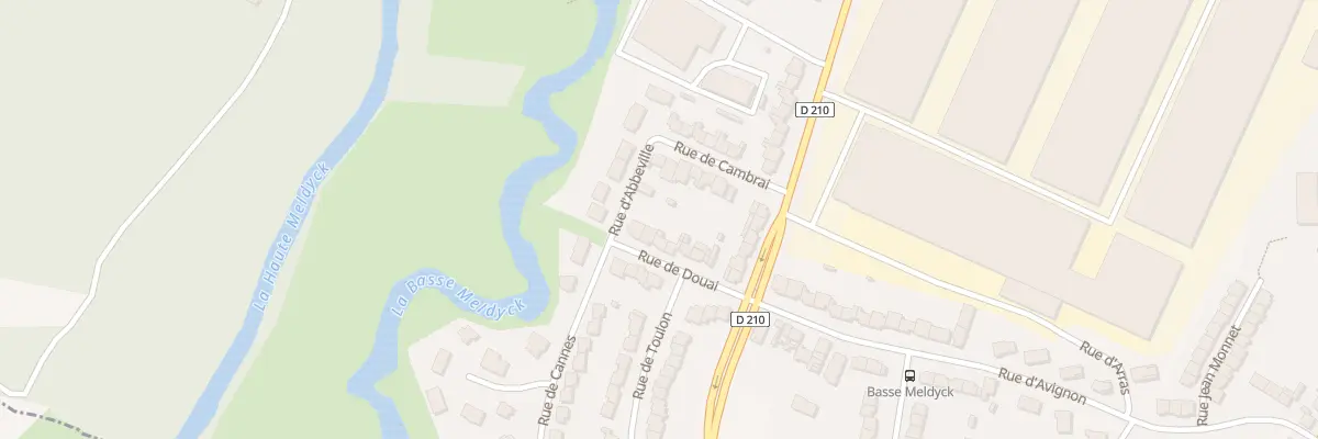 Plan du 10 Rue de Douai à Arques