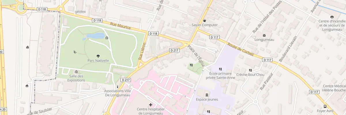 Plan du 139 Rue Pdt Francois Mitterrand à Longjumeau