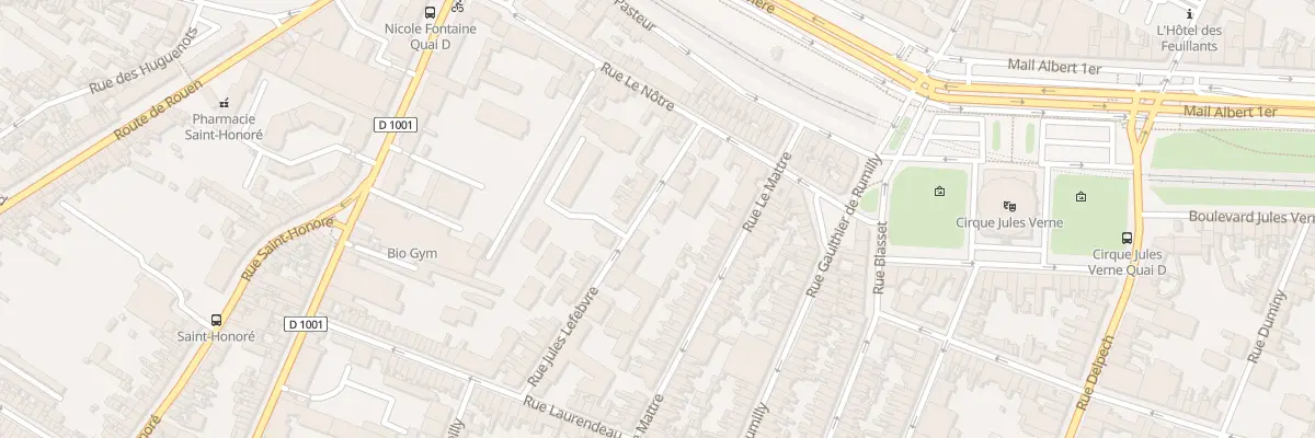 Plan du 9 Rue Jules Lefebvre à Amiens