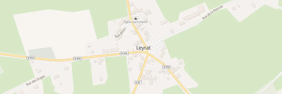 Plan du 7 Pl de la Mairie à Leyrat
