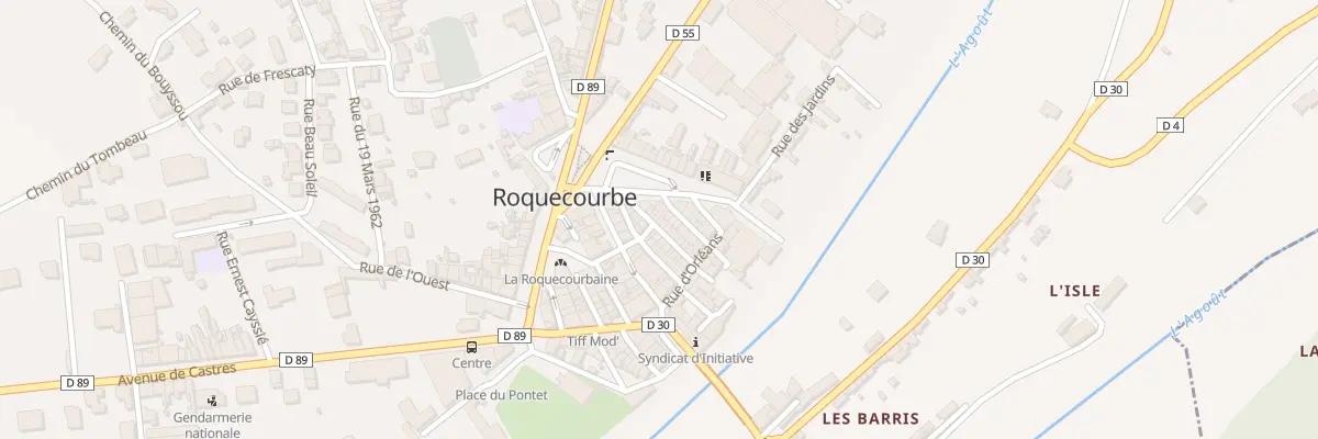 Plan du 16 Rue d’Empaillas à Roquecourbe