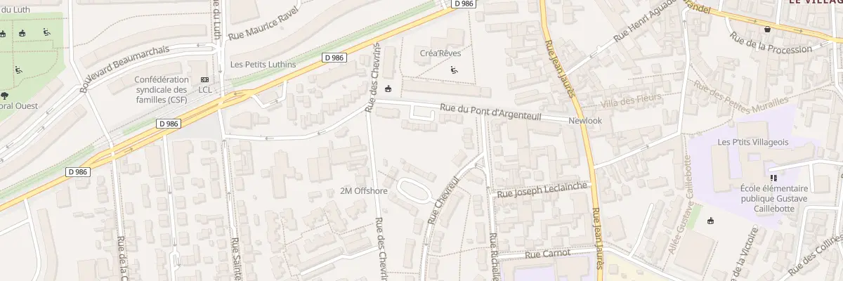 Plan du 27 Rue du Pont d’Argenteuil à Gennevilliers