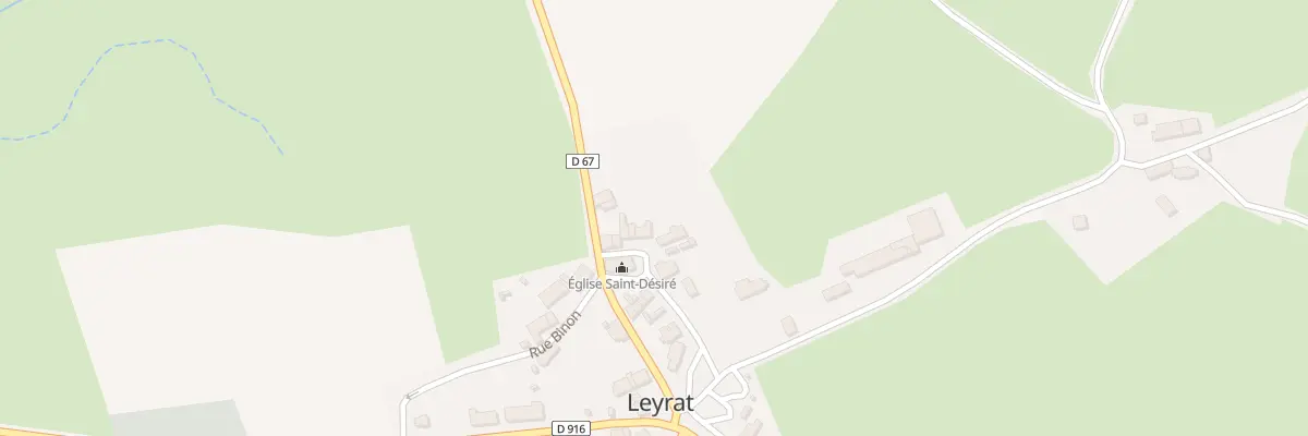 Plan du 8 Rue de l’Eglise à Leyrat