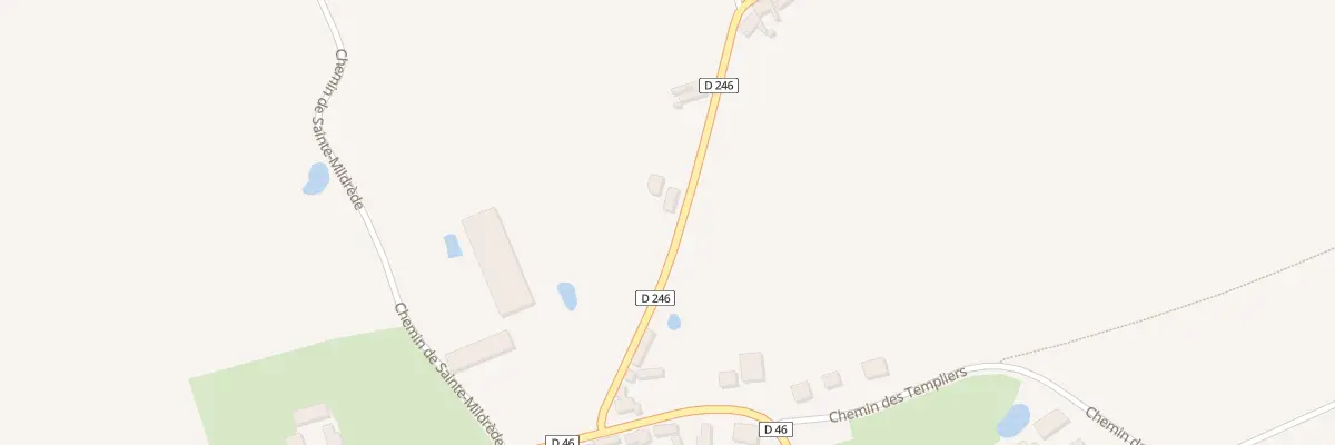 Plan du 17 Rte de Bollezeele à Volckerinckhove
