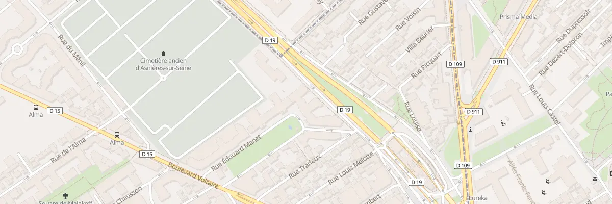 Plan du 39 Rue des Bas à Asnières-sur-Seine