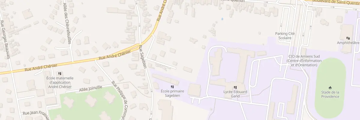 Plan du 57 Rue Sagebien à Amiens