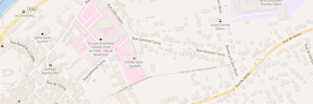 Plan du 30 Rue Edmond Turcq à Beaumont-sur-Oise