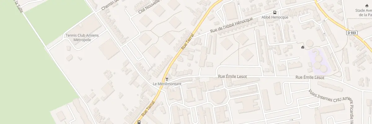 Plan du 84 Rue Terral à Amiens