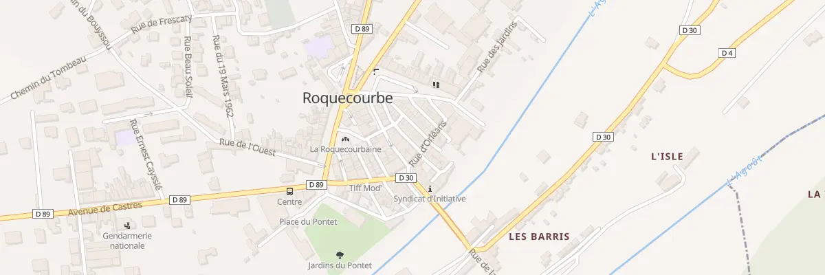 Plan du 4 Rue Gallieni à Roquecourbe