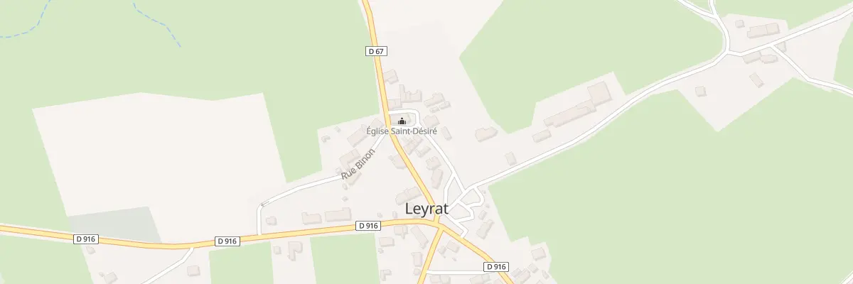 Plan du 3 Rue de l’Eglise à Leyrat