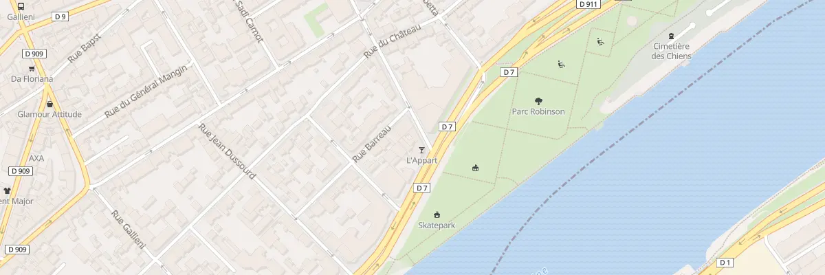 Plan du 3 Rue Duchesnay à Asnières-sur-Seine