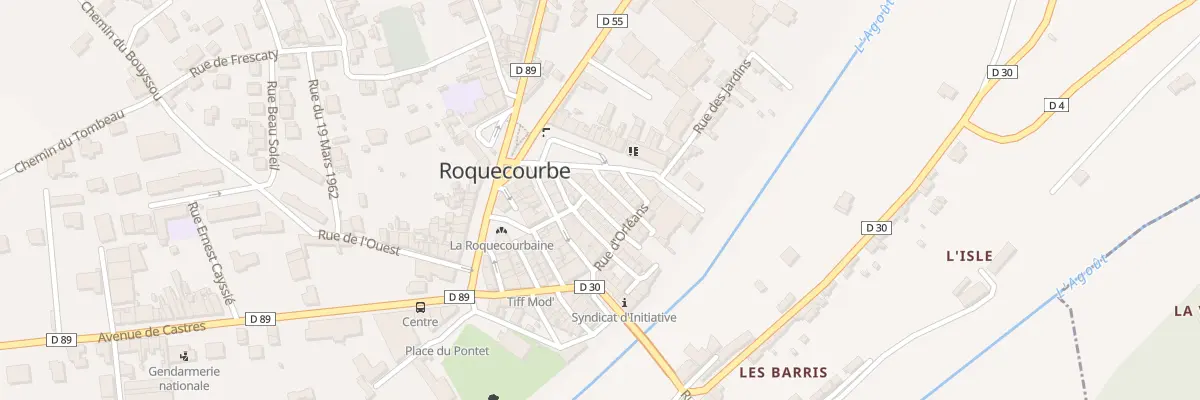 Plan du 10 Rue d’Empaillas à Roquecourbe