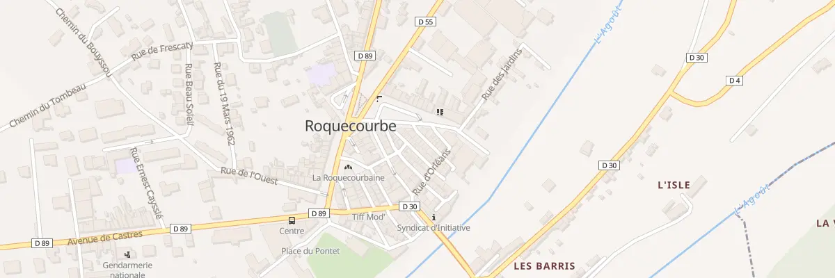 Plan du 9 Rue de l’Eglise à Roquecourbe
