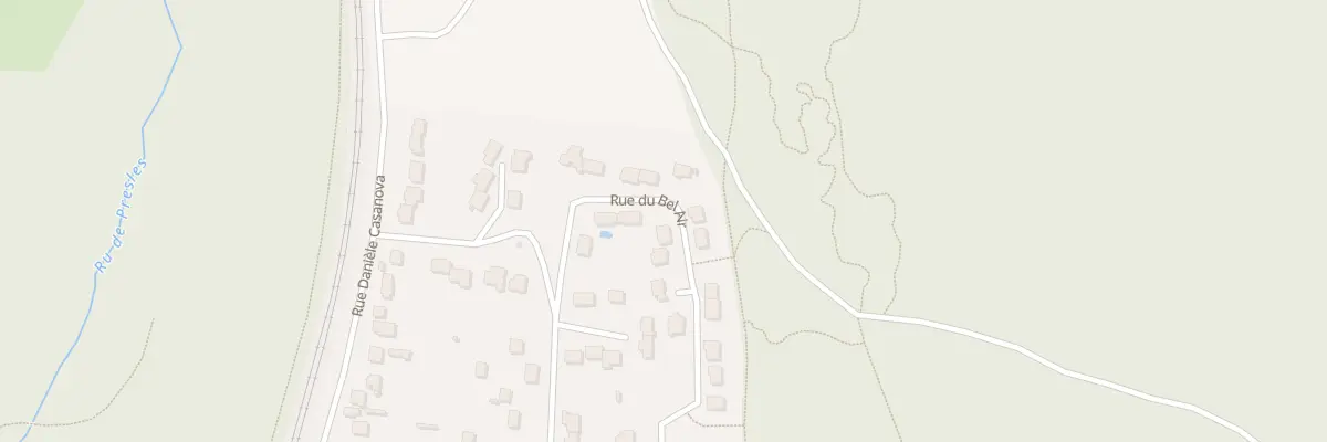 Plan du 63 Rue du Bel Air à Presles