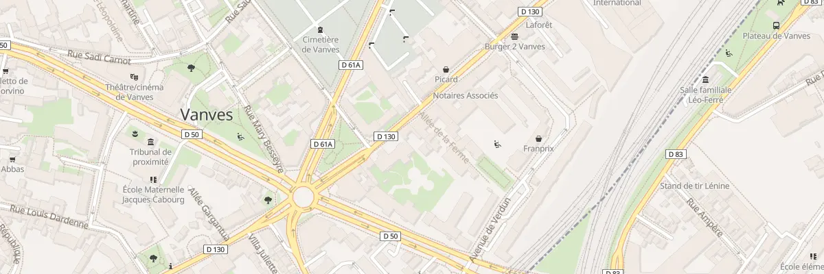 Plan du 24 Rue Jean Bleuzen à Vanves