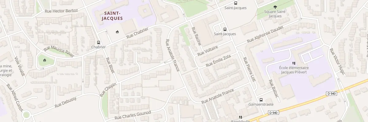 Plan du 21 Rue Anatole France à Grande-Synthe