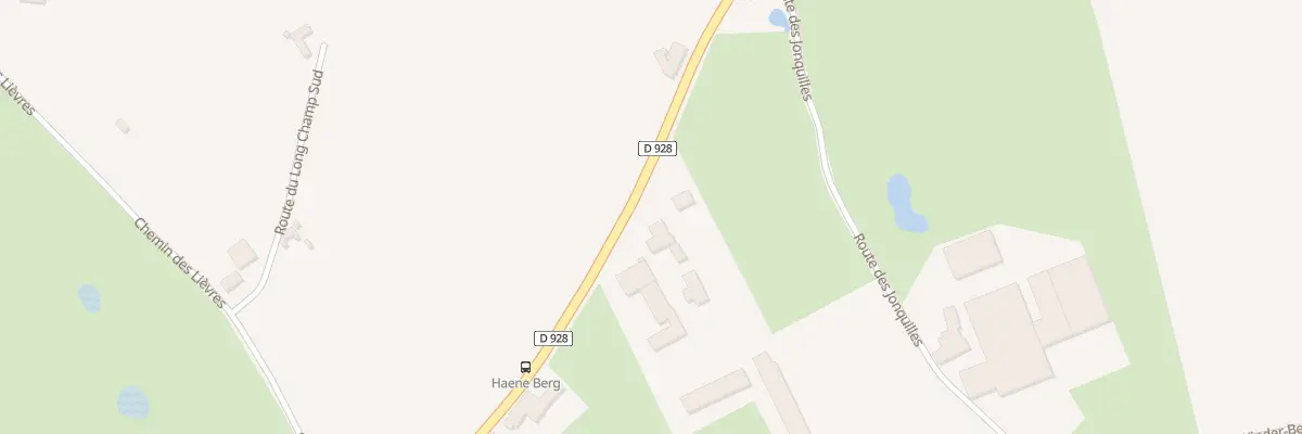 Plan du 13B Rte de Saint Omer à Lederzeele