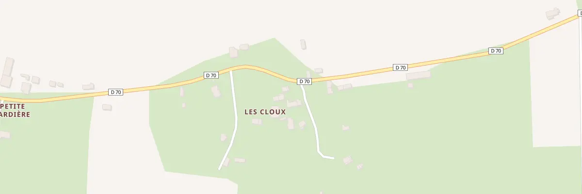 Plan du 187 Les Cloux à Morlac