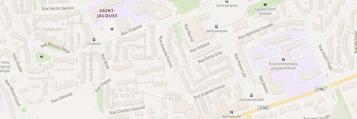 Plan du 23 Rue Anatole France à Grande-Synthe