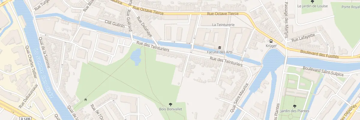 Plan du 67 Rue des Teinturiers à Amiens